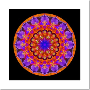 Floral Harmony Mandala Posters and Art